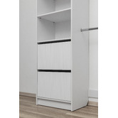 Capeview Interiors Basel Fluted Built-In Wardrobe