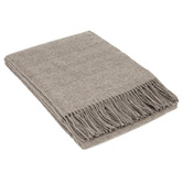 Capeview Interiors Stone Chiswick Merino Wool-Blend Throw