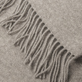 Capeview Interiors Stone Chiswick Merino Wool-Blend Throw