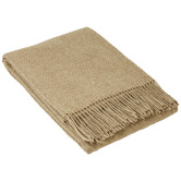 Capeview Interiors Camel Hampton Merino Wool-Blend Throw