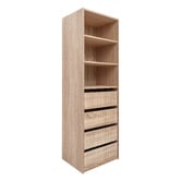 Capeview Interiors Geneva Fluted Built-In Wardrobe