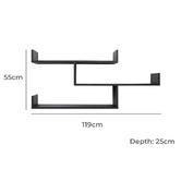 Capeview Interiors Zurich Wall Mounted Shelf