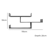 Capeview Interiors Zurich Wall Mounted Shelf