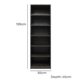 Capeview Interiors Geneva 6 Shelf Wardrobe