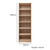 Capeview Interiors Geneva 6 Shelf Wardrobe