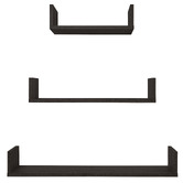 Capeview Interiors 3 Piece Oslo Wall Mounted Shelf Set