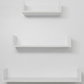 Capeview Interiors 3 Piece Oslo Wall Mounted Shelf Set