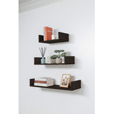 Capeview Interiors 3 Piece Oslo Wall Mounted Shelf Set