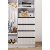 Capeview Interiors Malmo Fluted Built-In Wardrobe