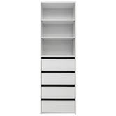 Capeview Interiors Geneva Slim Shaker Shelf Wardrobe
