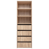 Capeview Interiors Geneva Slim Shaker Shelf Wardrobe