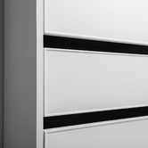 Capeview Interiors Geneva Slim Shaker Shelf Wardrobe