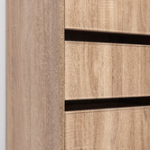 Capeview Interiors Geneva Slim Shaker Shelf Wardrobe
