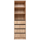 Capeview Interiors Malmo Slim Shaker Shelf Wardrobe