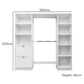 Capeview Interiors Fremont Hamptons Walk-In Wardrobe