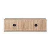 Capeview Interiors Miller Entertainment Unit with Half Moon Handles