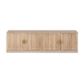 Capeview Interiors Miller Entertainment Unit with Half Moon Handles