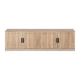 Capeview Interiors Miller Entertainment Unit with Oval Handles