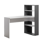 Capeview Interiors Maldera Corner Desk with Shelves