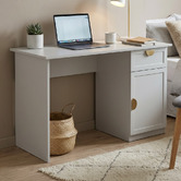 Capeview Interiors Bekston Desk with Half Moon Handles
