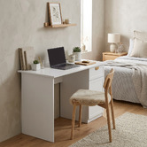 Capeview Interiors Bekston Desk with Half Moon Handles