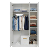 Capeview Interiors Tomus 3 Door 2 Drawer Wardrobe