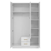Capeview Interiors Flasco 3 Door 2 Drawer Wardrobe