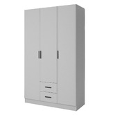Capeview Interiors Lulea 3 Door 2 Drawer Wardrobe