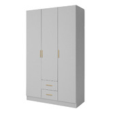 Capeview Interiors Lulea 3 Door 2 Drawer Wardrobe