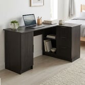 Capeview Interiors Michelin L-Shaped Desk with Pull Handles