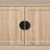 Capeview Interiors Miller Entertainment Unit with Half Moon Handles
