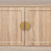Capeview Interiors Miller Entertainment Unit with Half Moon Handles