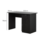 Capeview Interiors Michelin Desk with Half Moon Handles