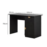 Capeview Interiors Michelin Desk with Half Moon Handles