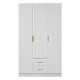 Capeview Interiors Bekston 3 Door 2 Drawer Wardrobe