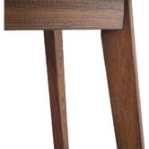 Capeview Interiors Kumi Calacatta Marble &amp; Rubberwood Side Table