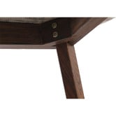 Capeview Interiors Kumi Calacatta Marble &amp; Rubberwood Side Table