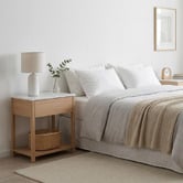 Capeview Interiors Keanne Marble Bedside Table