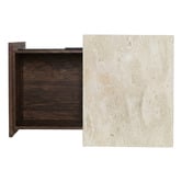Capeview Interiors Keanne Travertine Bedside Table