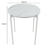 Capeview Interiors Krisha Marble Side Table