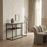 Nordvikka Kiara Marble Console Table