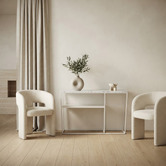 Nordvikka Kiara Marble Console Table