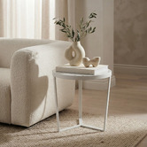 Nordvikka Kia Marble Side Table