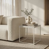 Nordvikka Korin Marble Side Table