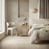 Nordvikka Keanne Marble Bedside Table