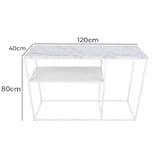 Nordvikka Kiara Marble Console Table