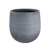 Garden Emporium Blue Granite Squat Egg Geolite Outdoor Planter