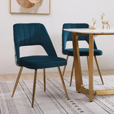 Albion Collection Lapkus Velvet Dining Chairs