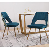 Albion Collection Lapkus Velvet Dining Chairs