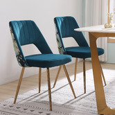 Albion Collection Lapkus Velvet Dining Chairs